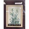 Image 3 : Very Nicely Framed 17" x 20" Flower Print Nice Detail in Frame
