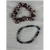 Image 4 : 5 Vintage Glass Beads Bracelets