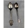 Image 3 : 5 Vintage Silver Souvenier Spoons