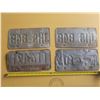 Image 2 : 1996 (Pair), 1971, 1984 Saskatchewan License Plates.