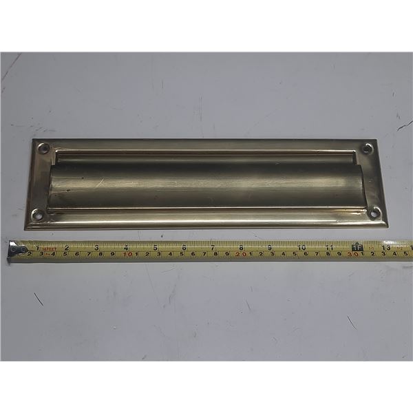 Vintage Brass Mail Box Slot.