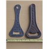 Image 2 : Two  Bottle Openers. (One Cast Iron and One Aluminium)