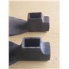 Image 2 : (2) Vintage railroad adze head. (No Handle)