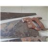 Image 3 : (3) Vintage hand saws.