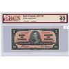 Image 1 : 1937 Graded EF-40 Two Dollar Bill.