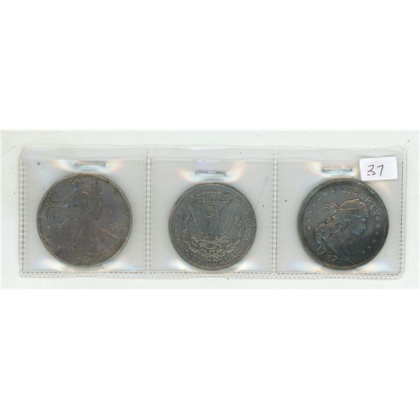 Lot of 3 Replica U.S.A Dollar.