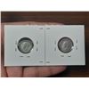 Image 2 : 1919 and 1920 Three Pence - Sterling Silver Coins.