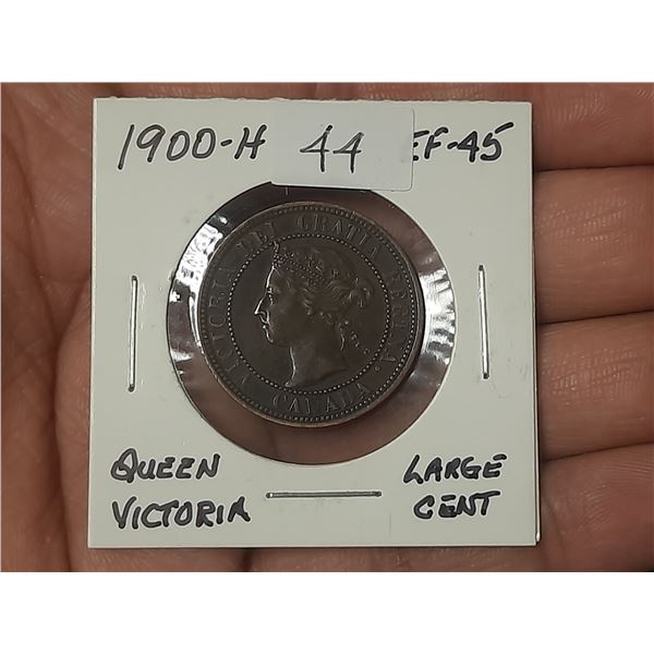 1900-H Queen Victoria Large Cent.