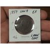 Image 1 : 1859 Low 9 Queen Victoria  Large Cent.