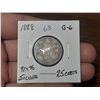 Image 1 : 1888 Queen Victoria 25 Cents.