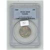 Image 1 : 1909 Graded PCGS XF45 King Edward 25 Cents.