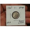 Image 1 : 1867 U.S.A. 3 Cents.