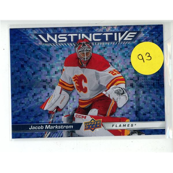 2023-24 Upper Deck Series 2 Hockey - INSTINCTIVE - Jacob Markstrom - Flames.