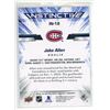 Image 2 : 2023-24 Upper Deck Series 2 Hockey - INSTINCTIVE - Jake Allen - Canadiens.