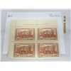 Image 1 : 102. Corner Block of 4 Canadian 20 Cent Fort Garry Stamps MH OG Never Used