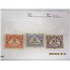 Image 1 : 105. Newfoundland Postage Due 2,5,10 Cent Stamps MH OG Never Used