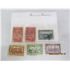 Image 1 : 109. 6 Canadian Stamps 10 Cents to $1.00 Dollar 1938 Pictorial Used