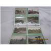 Image 12 : 126.  Binder Full of Antique Postcards Tractors, Horses, Oxen Etc. Over 60