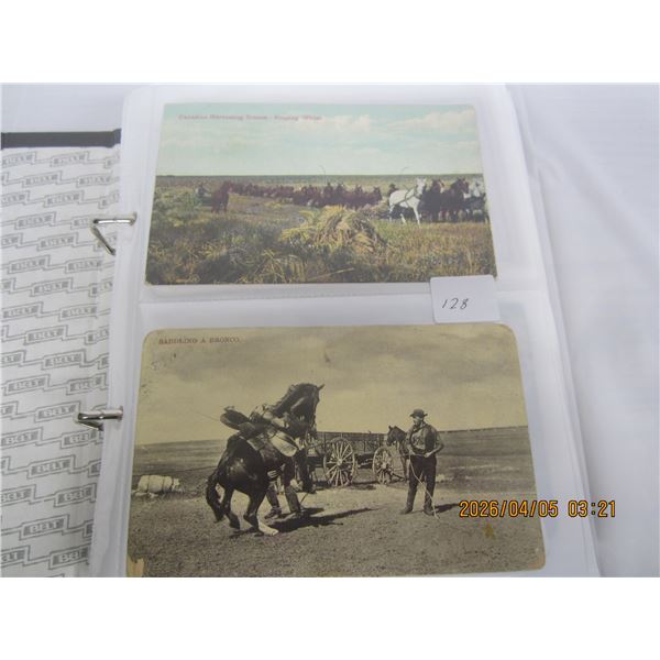 128. Postcard Album Full of Old Postcards