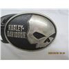 Image 2 : 130. Italian 38-inch Leather Belt with Harly Davison Skull Belt Buckle.