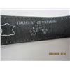Image 4 : 130. Italian 38-inch Leather Belt with Harly Davison Skull Belt Buckle.