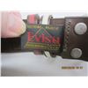 Image 5 : 131. New Fancy Elvis Belt Buckle with Matching Leather Belt New with Tags.