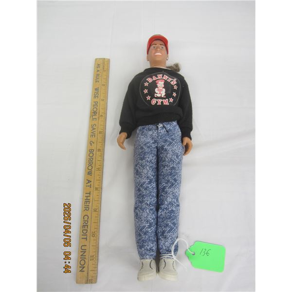 136. Vintage 12 Inch Kids on the Block Action Figure.