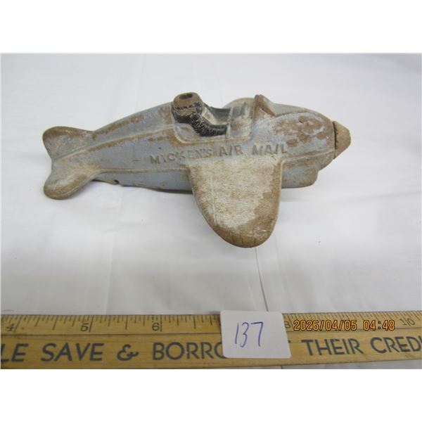 137. Antique Mickey Mouse Airplane