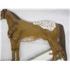 Image 3 : 151. Vintage Aluminum Horse Ornament 9 inches x 12 inches