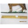 Image 4 : 151. Vintage Aluminum Horse Ornament 9 inches x 12 inches