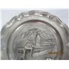 Image 2 : 152. Large Vintage Pewter Plate Quite Heavy 10 inches Across