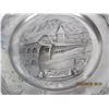 Image 3 : 152. Large Vintage Pewter Plate Quite Heavy 10 inches Across