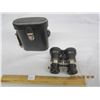 Image 1 : 155. Antique Adjustable Brass Binoculars with Case