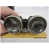 Image 4 : 155. Antique Adjustable Brass Binoculars with Case