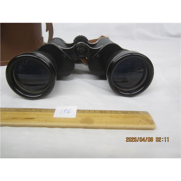 156. Vintage Carl Seitz Large Field Binoculars with Case