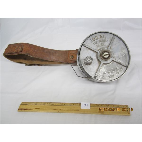 157. Antique Ideal Tie Wire Reel in Good Shape
