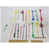 Image 1 : 160. Lot of Vintage Advertising Swizzle Sticks