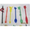 Image 3 : 160. Lot of Vintage Advertising Swizzle Sticks