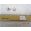 Image 1 : 166. Pair of Sterling 925 Silver Star Fish Earrings