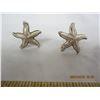 Image 2 : 166. Pair of Sterling 925 Silver Star Fish Earrings