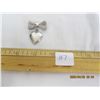 Image 1 : 167. Sterling 925 Silver Broach with Heart Locket