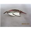 Image 4 : 169. Sterling 925 Silver Broach Shaped Like a Leaf
