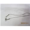 Image 3 : 173. Sterling 925 Silver Chain and Pendant with a Black Stone