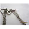 Image 4 : 173. Sterling 925 Silver Chain and Pendant with a Black Stone