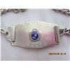 Image 3 : 175. Canadian Sterling 925 Silver World War 2 Identity Bracelet R.C.N.V.R.  Named A.G. Hartz
