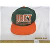 Image 1 : 184. Obey Flat Brim Ball Cap