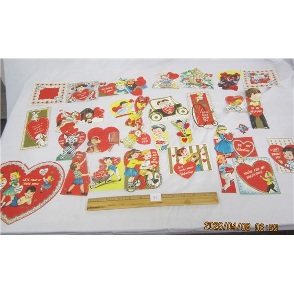 186. Lot of 1960's Valentines Cards