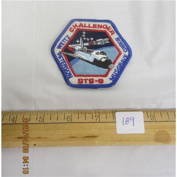 189. Vintage Challenger Space Mission Patch