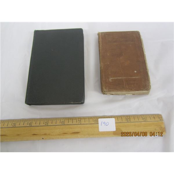 190. 2 Antique Bibles
