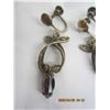 Image 6 : 192. Sterling 925 Silver Necklace and Earring Set with Alaskan Black Diamonds for Stones